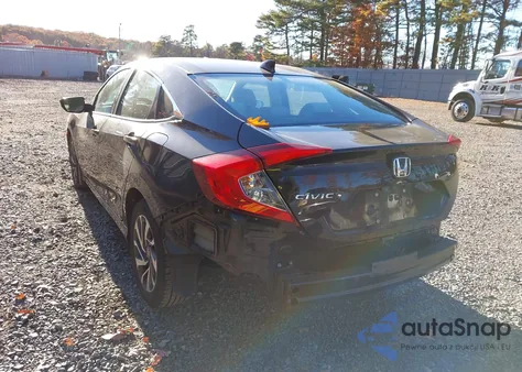 2018 Honda Civic Ex z USA, uszkodzony, nr VIN 2HGFC2F75JH587439